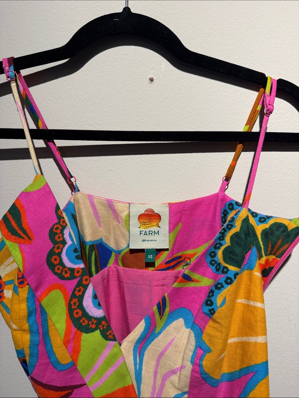 FARM Rio Pink Full Garden Mini Dress - Picture 3 of 9
